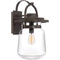 Netlighting Quoizel Lasalle Outdoor Wall Lantern Western Bronze IP44 in Brown