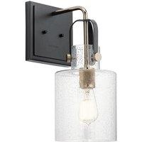 Netlighting Kichler Kitner Dome Wall Lamp Polished Nickel in Grey