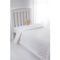 Clair De Lune 'Wool' 4 Tog Duvet in White | Size: Single