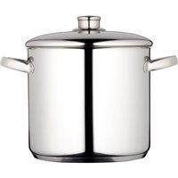 MasterClass Stainless Steel 7 Litre Stockpot in Grey