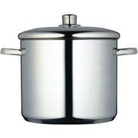 MasterClass Stainless Steel Stockpot 26cm (11 Litres), Labelled in Silver