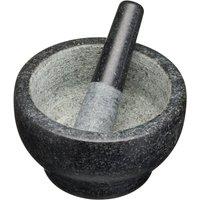 MasterClass Quarry Granite Mortar & Pestle in Black