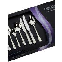 Arthur Price 'Grecian' Stainless Steel 44 Piece 6 Person Boxed Cutlery Set in Silver