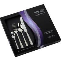 Arthur Price 'Harley' Stainless Steel 24 Piece 6 Person Boxed Cutlery Set in Silver