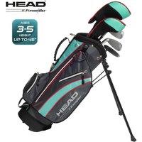 Head x Powerbilt Junior 3-5 Boxed Golf Set in Black