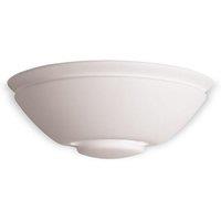 Netlighting Ceramic 1 Light Indoor Wall Uplighter 100W Unglazed E27 in White