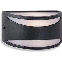 Netlighting Meridian 1 Light Wall Light 60W Black IP65 E27