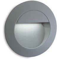 Netlighting Led LED 14 Light Wall & Step Light Aluminium White IP65 in Grey