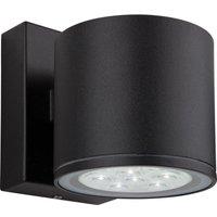Netlighting Vegas LED 6 Light Single Wall Light Black IP44