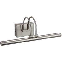 Netlighting Anja LED Picture Wall Light Brushed Steel in Grey