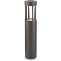 Netlighting Delta LED 1 Light Small Bollard Post Graphite IP54 in Grey