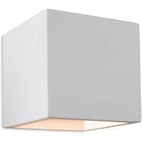 Netlighting Troy 1 Light Plaster Indoor Wall Light White G9