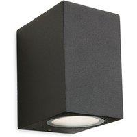 Netlighting Capital LED Single Outdoor Wall Light Graphite IP54 in Black