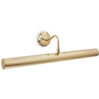 Netlighting Reeded 4 Light Picture Wall Light Polished Brass E14 in Gold