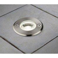 Netlighting Integrated LED Outdoor Recessed Ground Light Stainless Steel IP67 in White