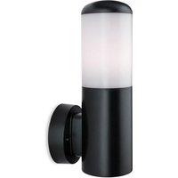 Netlighting Luna Outdoor Modern Wall Light Black IP54 E27