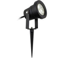 Netlighting Hayes Outdoor Integrated LED Wall & Spike Light Black IP65