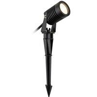 Netlighting Veron Outdoor Integrated LED Short Spike Ground Light Black IP65