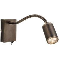 Netlighting Orion LED 3 Light Flexi Indoor Wall Spotlight (Switched) Bronze