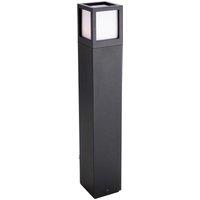 Netlighting Evo LED 1 Light Outdoor Tall Bollard Light Graphite IP54 in Black