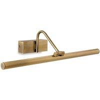 Netlighting LED 1 Light Picture Wall Light Antique Brass in Gold