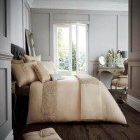 Smart Living Premium Venice Duvet Cover With Pillowcases in Natural | Size: Double