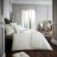 Smart Living Premium Venice Duvet Cover With Pillowcases in Cream | Size: Double