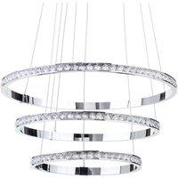 BHS Lighting Comet Pendant Ceiling Light in Metallic Silver