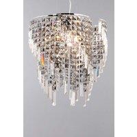 BHS Lighting Esme Chandelier in Metallic Silver