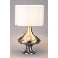 BHS Lighting Caen Table Lamp in Silver