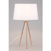 BHS Lighting Tristan Tripod Table Lamp in Copper