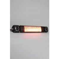 BHS Lighting 2000W Wall Radiant Heater with Speaker in Black