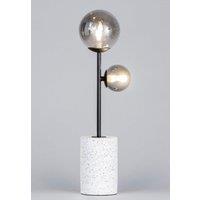 BHS Lighting Terrazzo Forella Table Lamp in Black