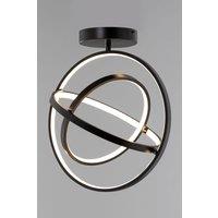 BHS Lighting Ingel Flush Ceiling Light in Black