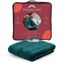 Dreamland 'Hurry Home' Deluxe Velvet Warming Emerald Green Throw