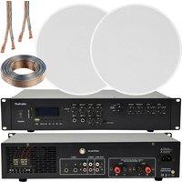 Loops 400W Bluetooth Sound System 2x 6.5 Slim Ceiling Speaker Channel HiFi Amplifier