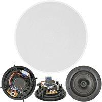 Loops QUALITY 8 120W 2 Way Low Profile Ceiling Speaker 100V 8Ohm Wall Mount Slim