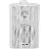 Loops 4 100V 8Ohm Outdoor Weatherproof Speaker White 70W IP54 Rated Background Wall