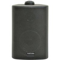 Loops 6.5 100V 8Ohm Outdoor Weatherproof Speaker Black 120W IP54 Rated Background