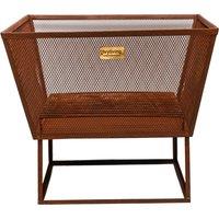 Ivyline Outdoor Norfolk Fire Pit Rust Iron H44.5Cm W52Cm in Brown