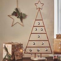 Ivyline Copper Christmas Tree with Star Iron H71Cm W35Cm D15Cm | Premium Quality | On Trend Design