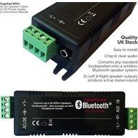 Loops Wireless Bluetooth Amplifier & 8x Wall Mount Speaker Kit Home Hi Fi Amp System