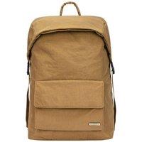 Smith and Canova Flapover Nylon Backpack in Tan