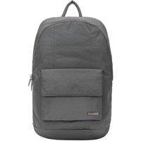 Smith and Canova Zip Around Nylon Backpack in Dark Grey