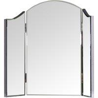 Melody Maison Vintage Style Dressing Table Triple Mirror in Clear