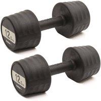 Reebok 2 x 12.5kg Dumbbells in Black