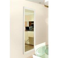 MirrorOutlet "Hamilton" White Shabby Chic Design Full Length Dress Mirror 198cm x 75cm | Size: 198 cm x 75 cm