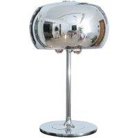 Netlighting Deni 3 Light Table Lamp Chrome Crystal in Grey