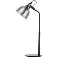 Netlighting Ava 1 Light Table Lamp Smoke Glass Black