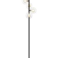 Netlighting Remy 6 Light Floor Lamp Gold Black